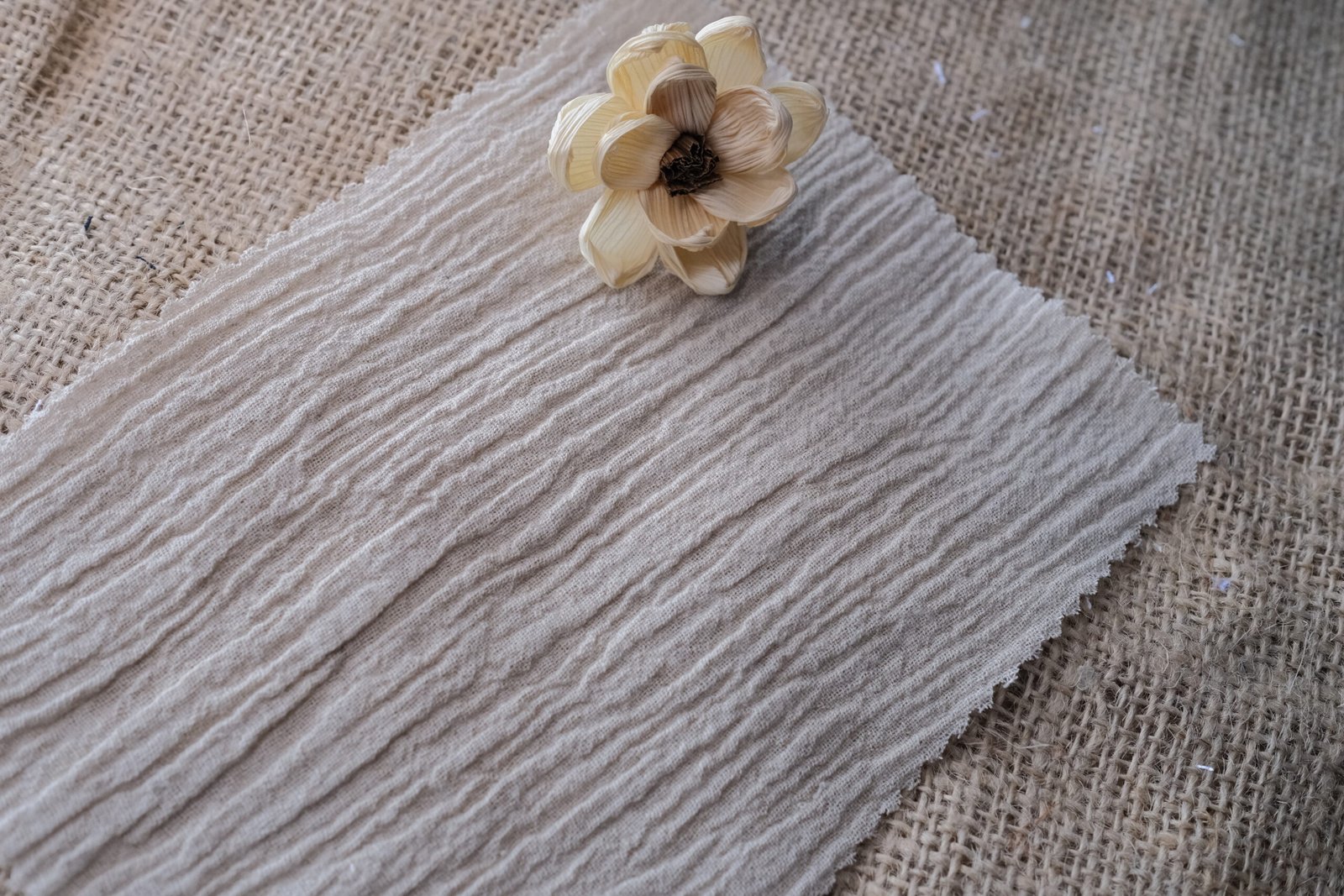 Hemp Organic Cotton Double Gauze - Silky Jaya Textile