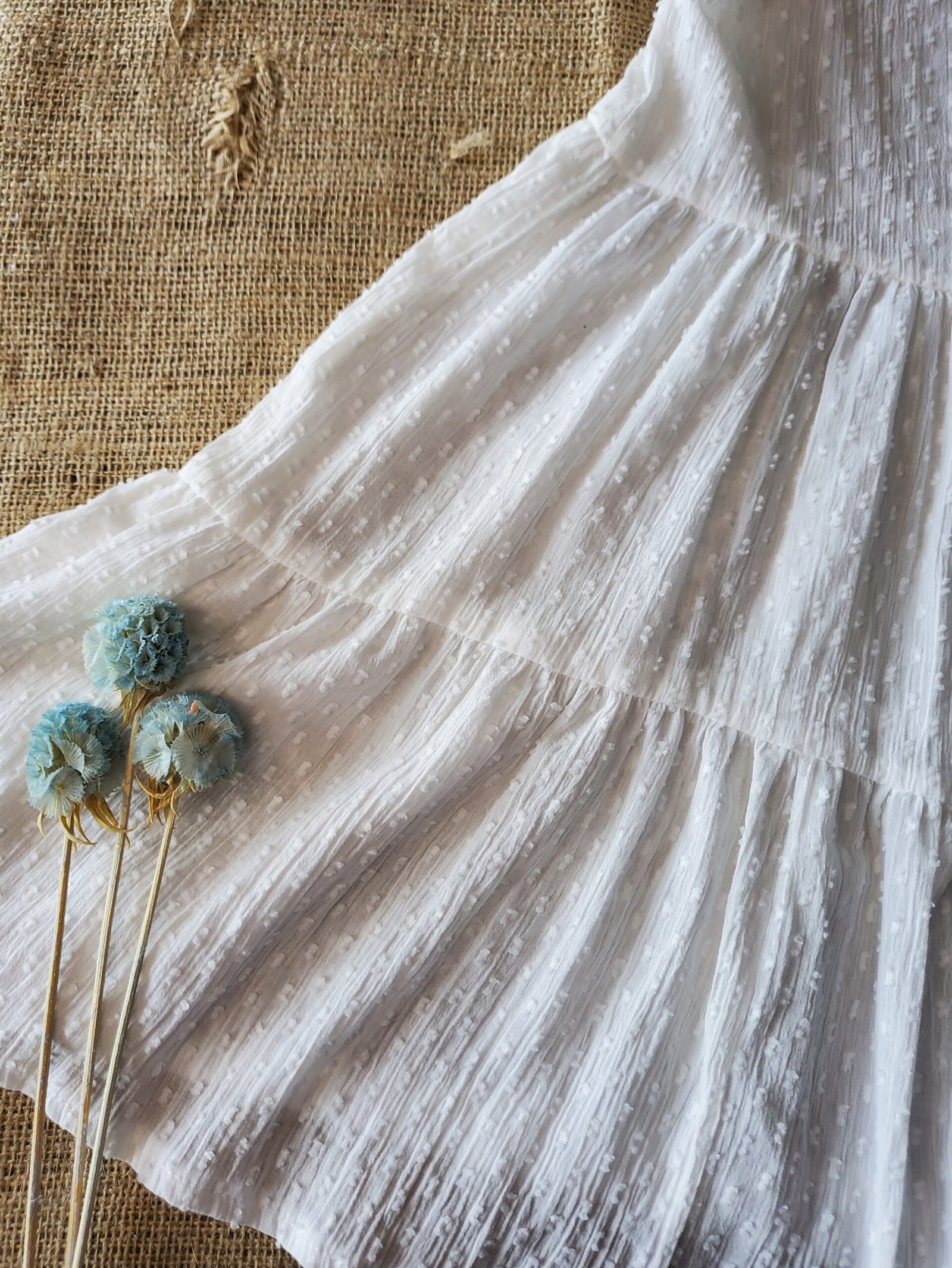 Cotton Swissdot Crinkle - Silky Jaya Textile